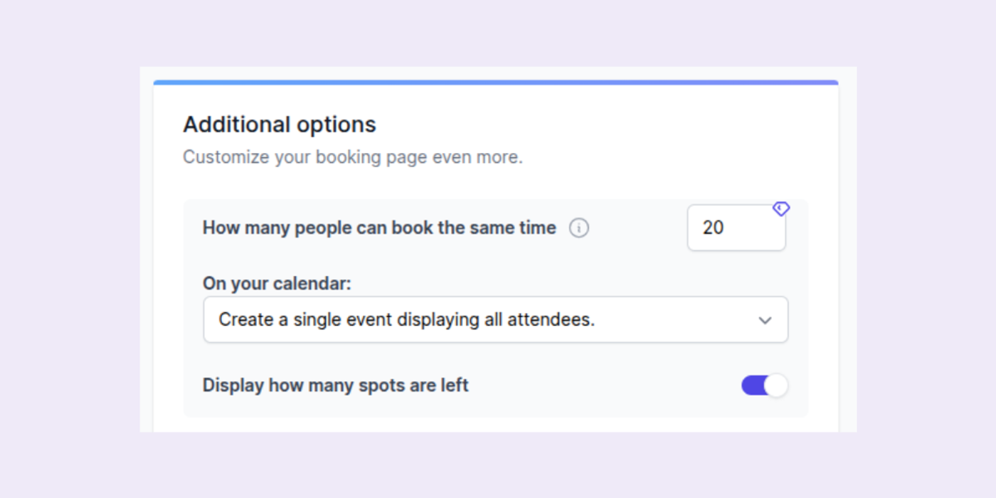 Setting person class capacity in Koalendar